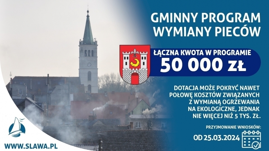 Gmina Sława inwestuje w czyste powietrze. Rusza nowa edycja programu wymiany pieców