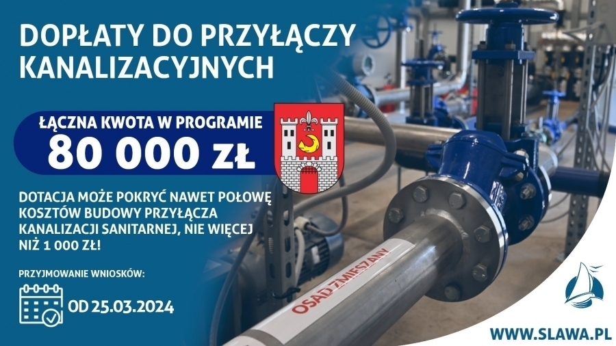 Nowa szansa na dopłaty do kanalizacji w gminie Sława Kto może skorzystać