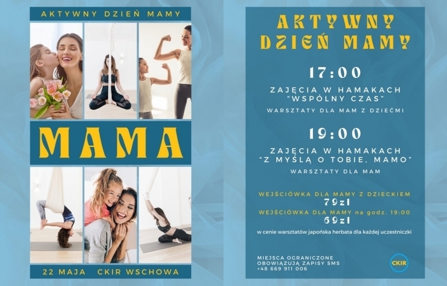 CKiR zaprasza do aktywnego świętowania Dnia Matki. Co przygotowano