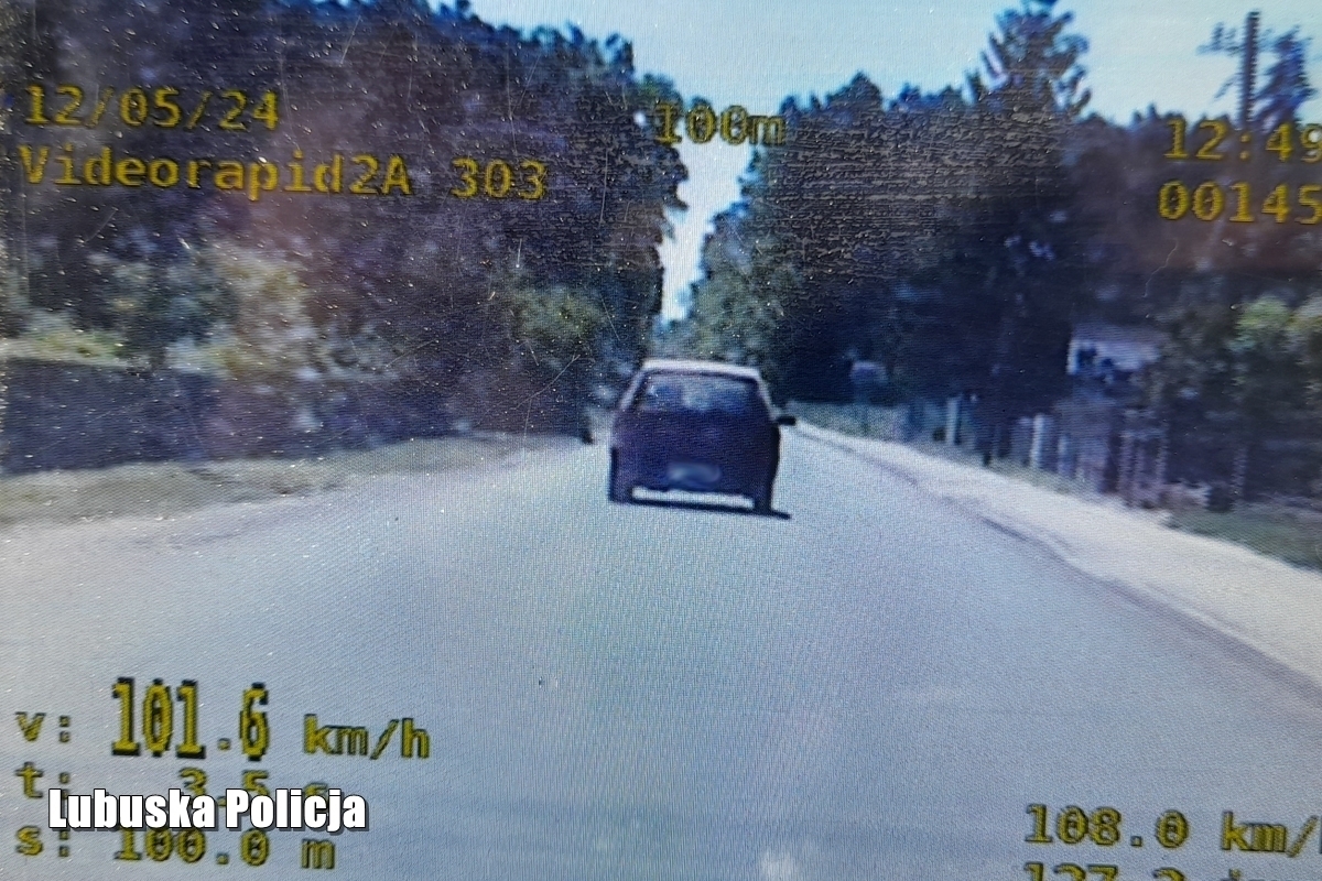 Głogowianin z przepisami na bakier Pędził 112 kmh po Wschowie