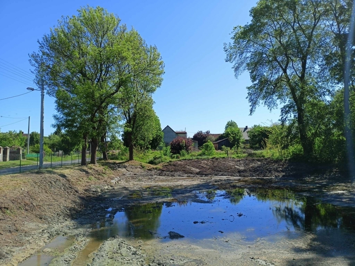 Odmulenie stawu w Goli zakończone FOTO