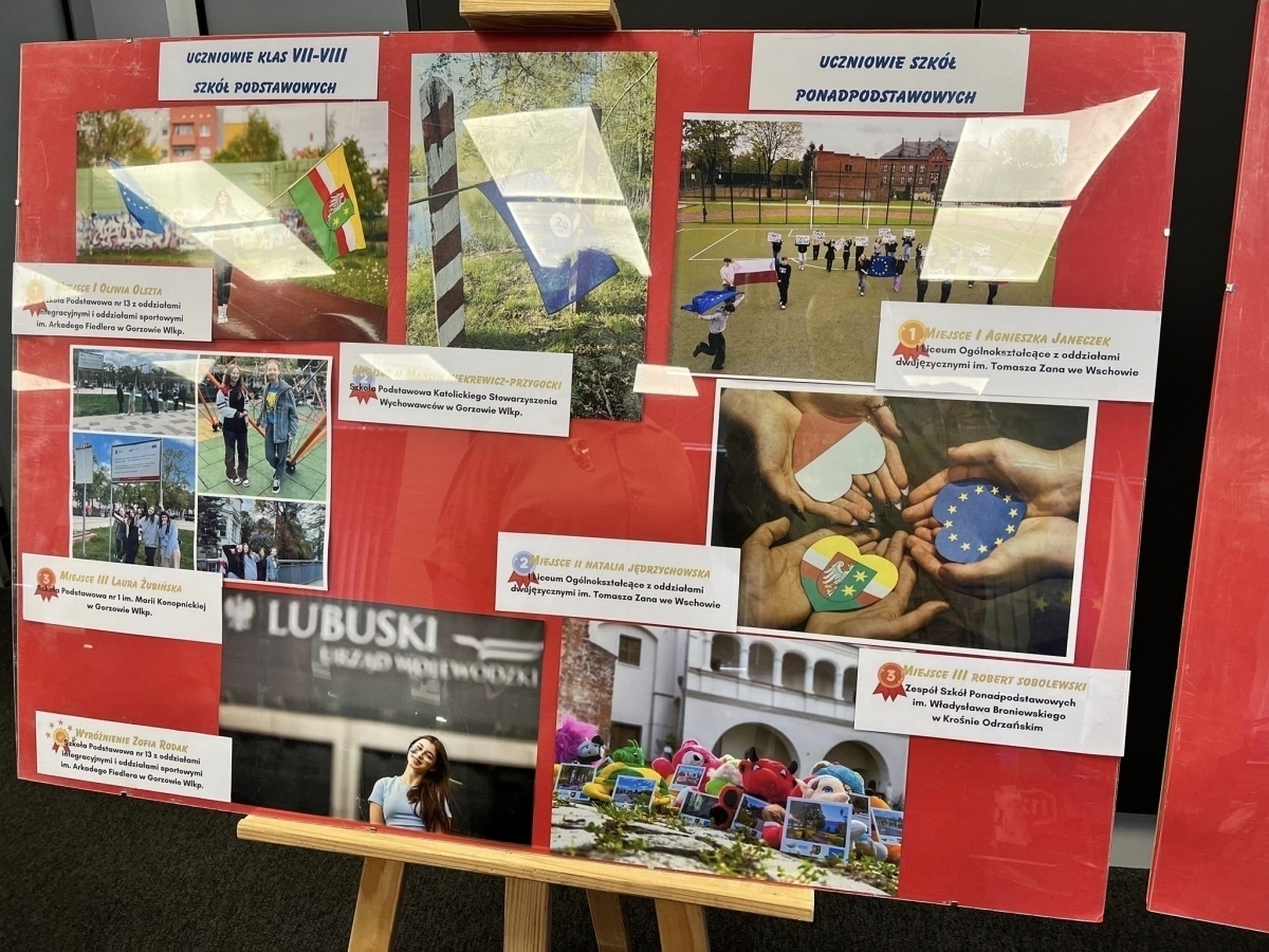 Uczennice z I LO we Wschowie wyróżnione w konkursie fotograficznym na 20-lecie Polski w Unii Europejskiej