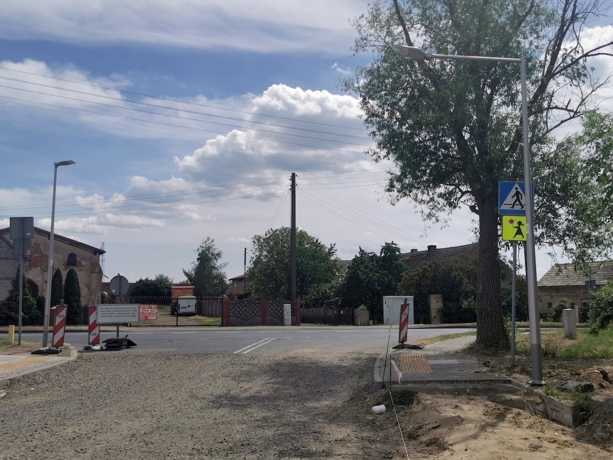 Bezpieczniejsze przejścia dla pieszych w gminie Szlichtyngowa