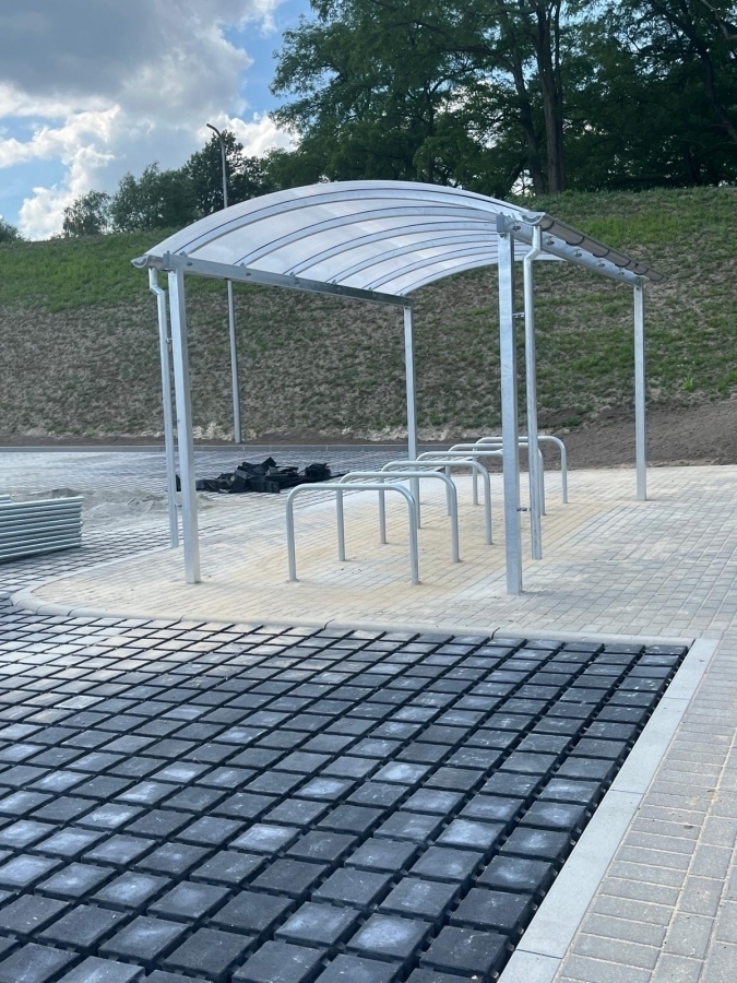 Nowy parking w Lginiu już prawie gotowy FOTO