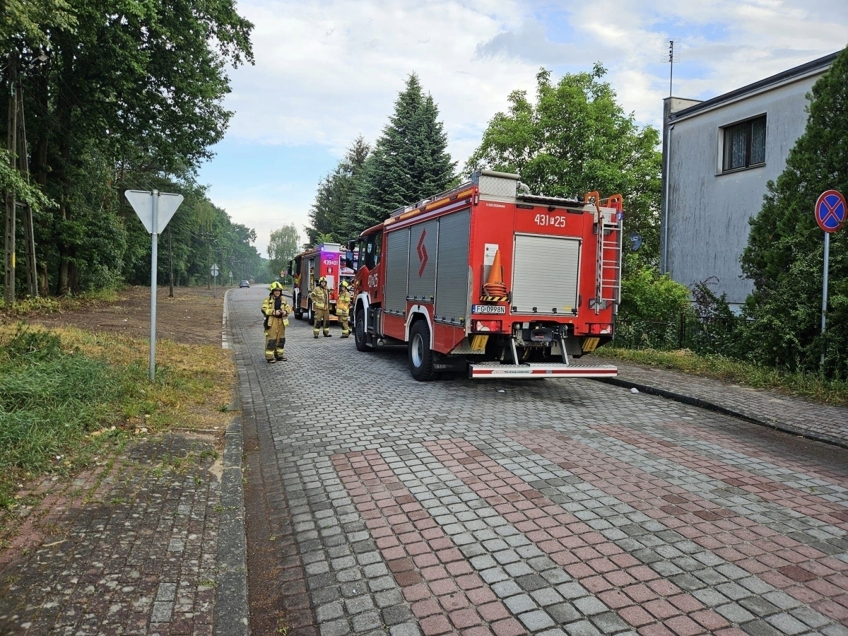 Rozszczelnienie instalacji gazowej w Sławie. Przyległe ulice zostały zamknięte