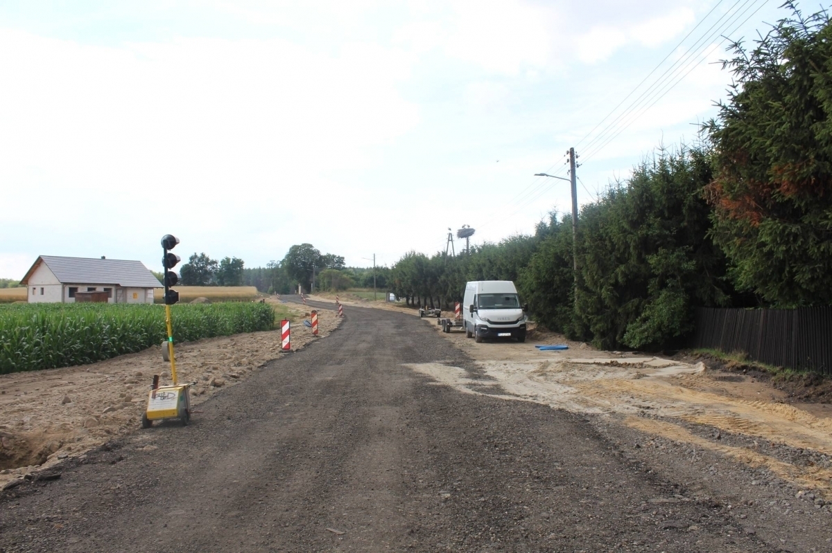 Rozbudowa drogi Sława-Krzepielów. Prace wchodzą w kolejny etap