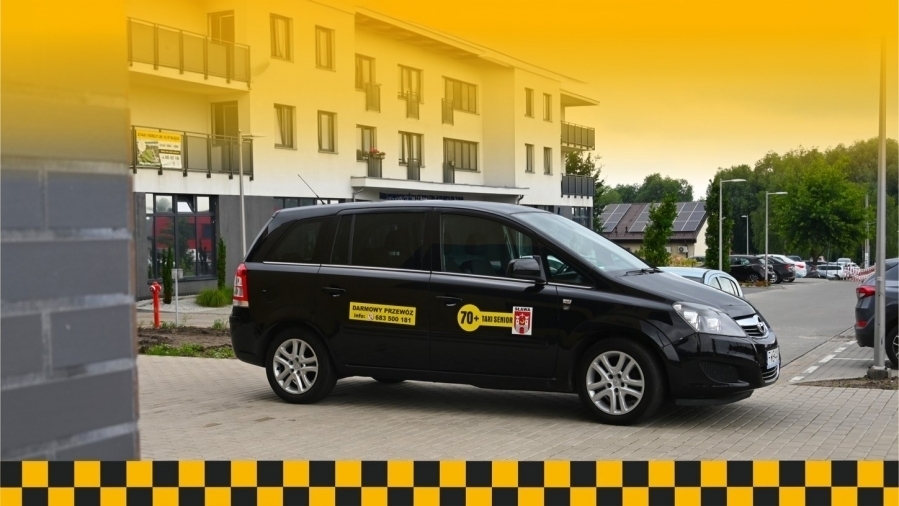 Darmowe taksówki dla seniorów. W Gminie Sława działa program TAXI-Senior70 plus