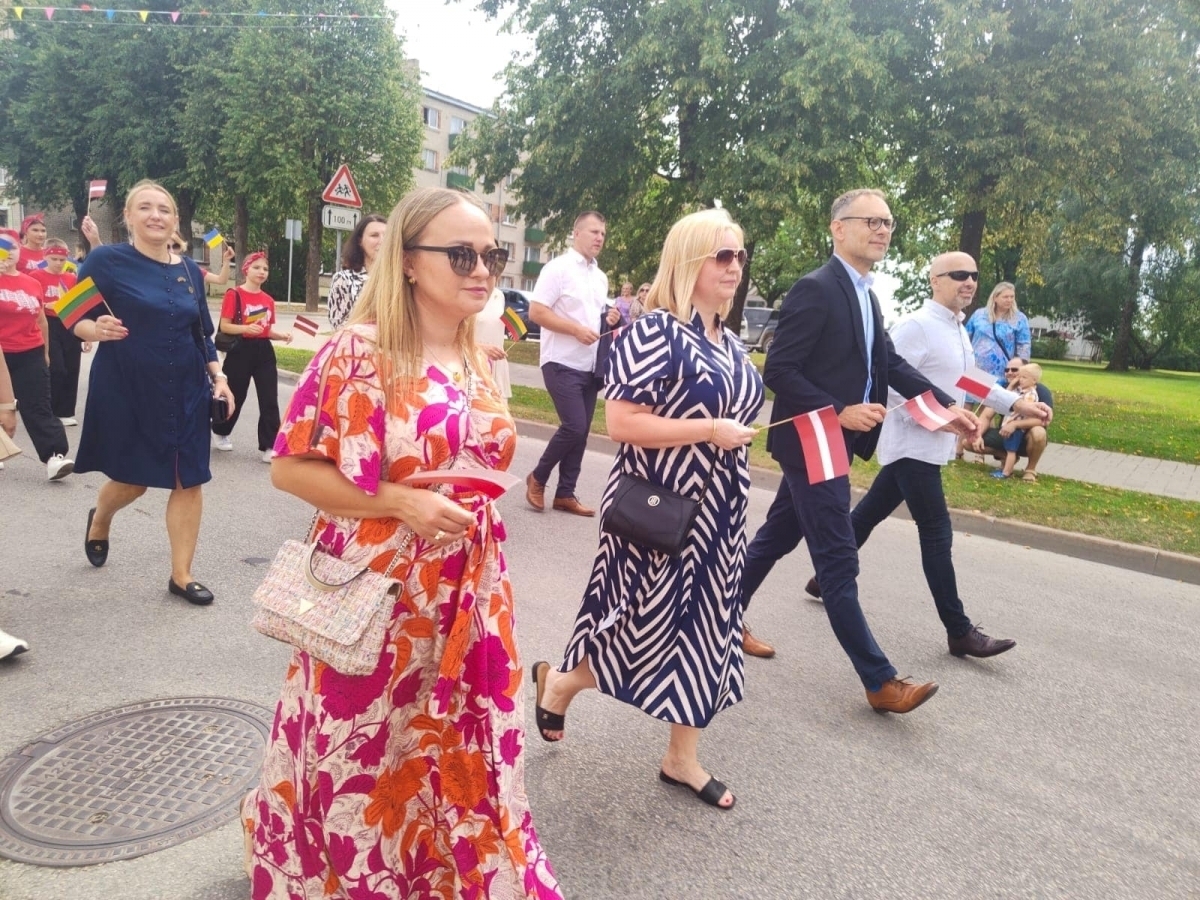 Wschowa świętowała z łotewskim partnerem. Burmistrz z wizytą w Aizkraukle