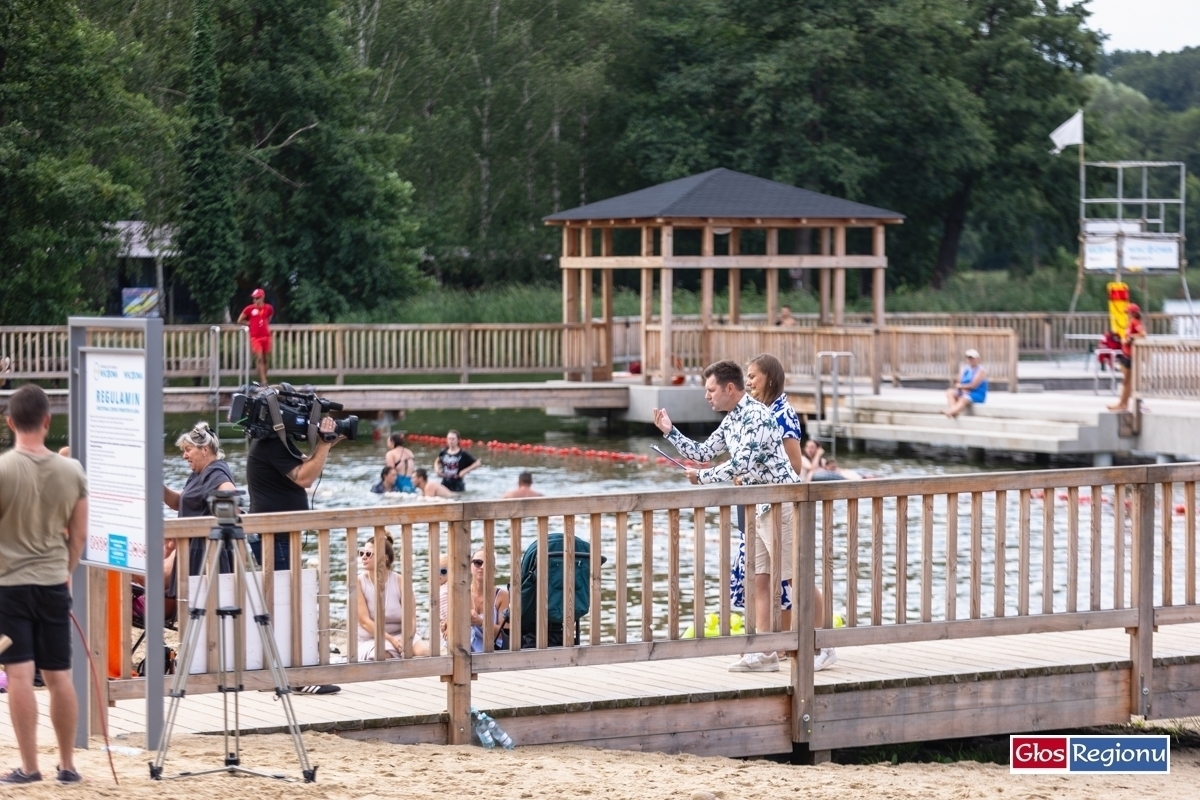 Plaża w Lginiu w centrum uwagi TVP