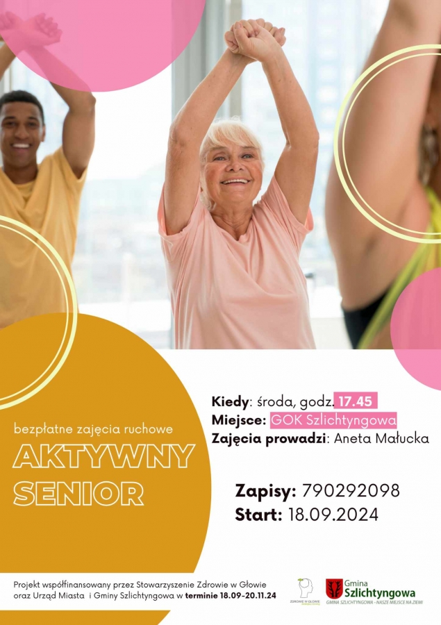 Aktywni seniorzy we Wschowie i Szlichtyngowej. Bezpłatne zajęcia ruchowe już od września