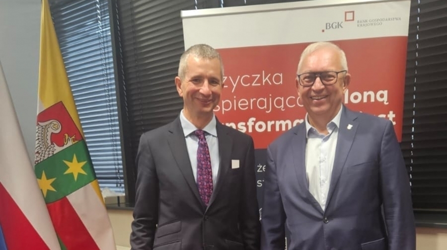 Starosta Wschowski na spotkaniu z WojewodąLubuskim. Tematem zielona transformacja miast
