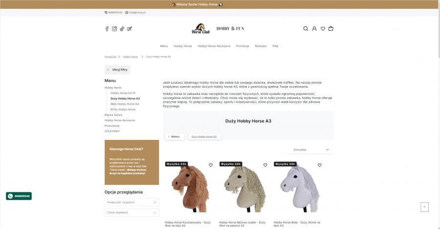 Jak dobrać odpowiedni rozmiar hobby horse