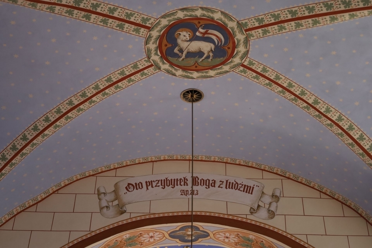 Rekonstrukcja polichromii w kościele w Goli. Koniec trzeciego etapu prac