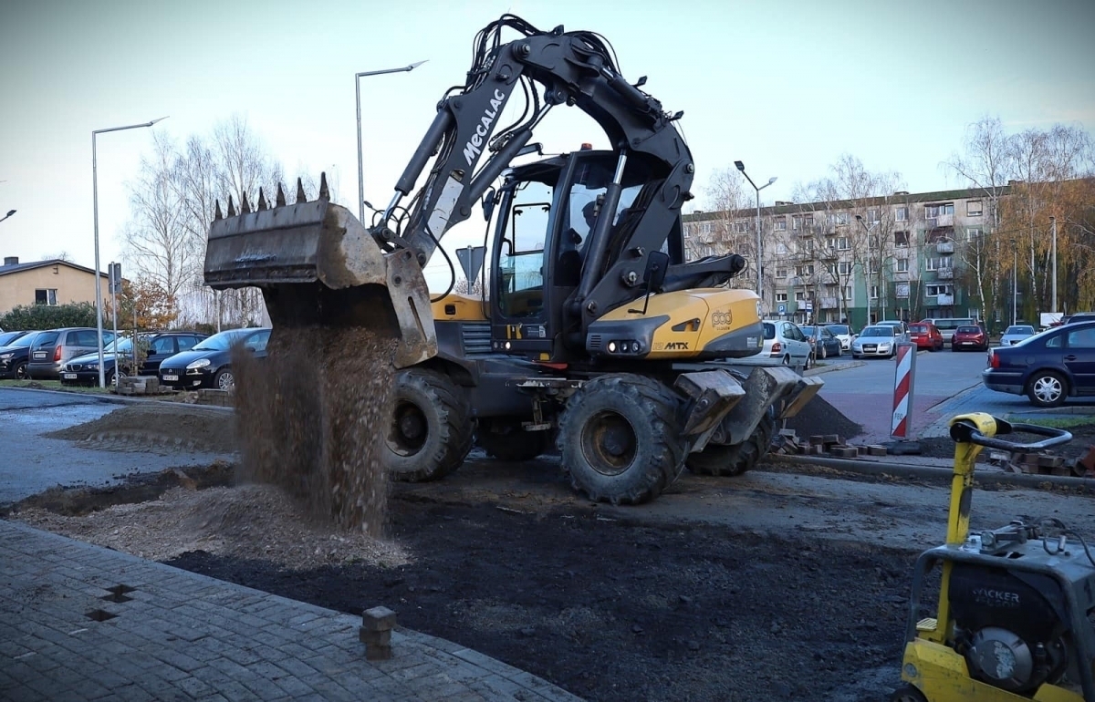 Ulica Królowej Jadwigi we Wschowie w remoncie. Prace zmierzają ku końcowi