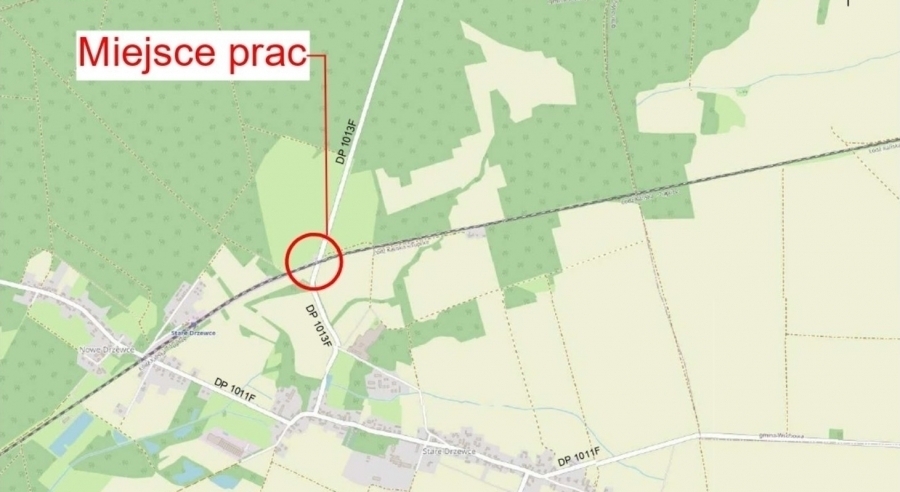 Zamknięcie przejazdu kolejowego w Starych Drzewcach. Utrudnienia w ruchu 12 grudnia