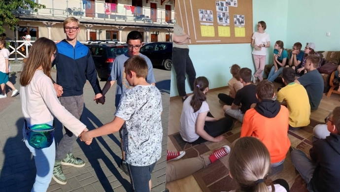 Młodzież z Niemiec odwiedziła rówieśników ze wschowskiego SOSW. Projekt „Chcę tak żyć, by zdrowym być”