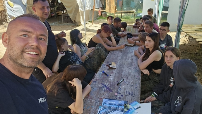 Wakacyjne kontrole obozów harcerskich. Policja czuwa nad bezpieczeństwem