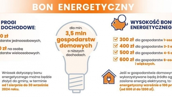 Wnioskuj o przyznanie bonu energetycznego