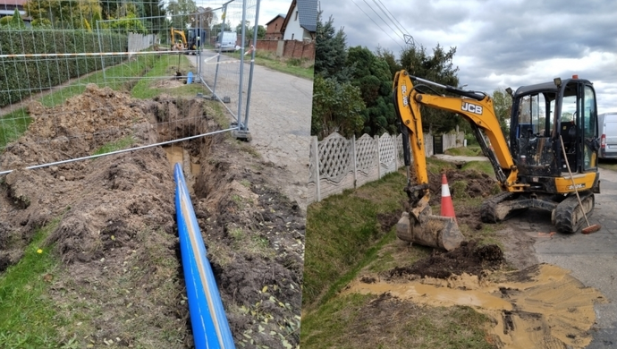 Trwa modernizacja sieci wodociągowej w Dryżynie