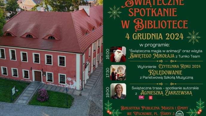 Dzień pełen świątecznych atrakcji. Zaprasza Biblioteka we Wschowie