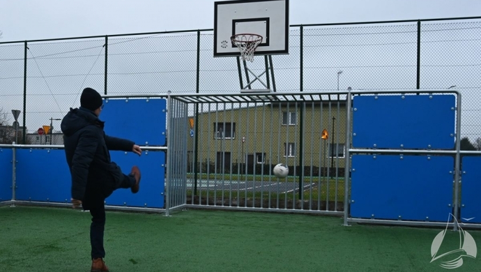 Przy Orliku w Sławie powstało nowe boisko. Idealne do gry jeden na jednego