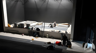 Niebawem zobaczymy efekt końcowy. Na sali widowiskowej w Sławie trwają prace wykończeniowe