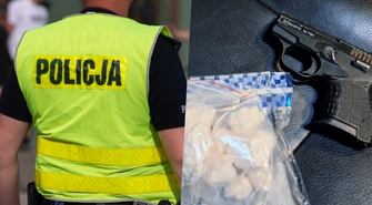 W Górze zatrzymano mężczyznę z 2000 dawkami amfetaminy. Miał przy sobie broń