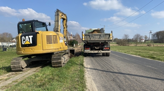 Rozpoczęła się przebudowa drogi w Lginiu (FOTO)