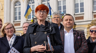 Konferencja PiS z udziałem Elżbiety Rafalskiej. „Mamy świetny program i kompetentnych kandydatów”