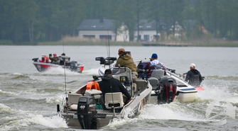 Międzynarodowe zawody spinningowe w Sławie. Trwa rywalizacja na wodach Jeziora Sławskiego