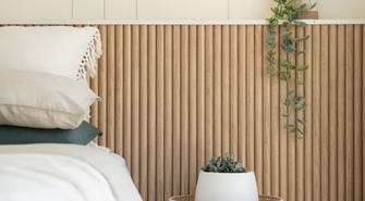 Dekoracyjne panele z płyty pilśniowej w wnętrzu