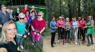 5 kilometrów w każdy poniedziałek. Wschowscy seniorzy regularnie spacerują z kijkami