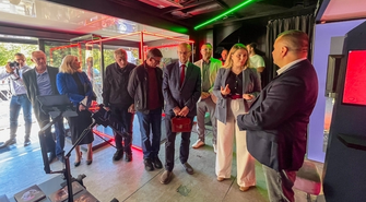 Mobilny Przystanek Historia Przyszłości w Sławie. Z atrakcji można korzystać do niedzieli