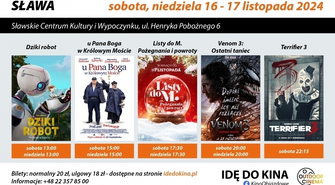 Listopadowe premiery w sławskim Kinie