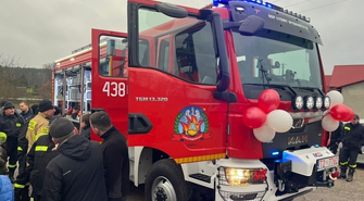 Nowy wóz strażacki w gminie Wschowa. OSP Łysiny-Wygnańczyce ma się czym pochwalić!