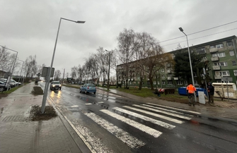 Na ul. Wolsztyńskiej jest bezpieczniej. Doświetlono dwa kolejne przejścia dla pieszych