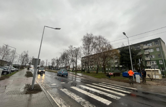 Na ul. Wolsztyńskiej jest bezpieczniej. Doświetlono dwa kolejne przejścia dla pieszych