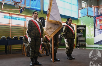 W ZSP w Sławie odbyło sięślubowanie klasy mundurowej FOTO