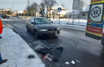 Kierowca audi potrącił 68-latka. Do zdarzenia doszło na ul. Kolejowej we Wschowie