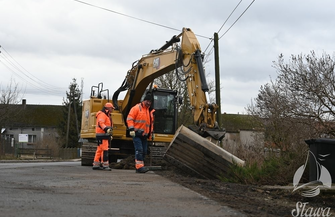 Remont w Lipinkach jużtrwa. Będzie nowa jezdnia i ścieżka rowerowa aż do Sławy