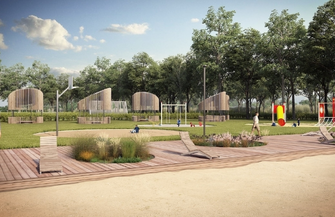 Park nad Stawami we Wschowie zostanie zrewitalizowany. Wizualizacja robi wrażenie