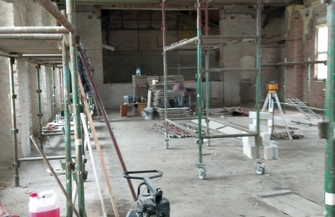 Przebudowa świetlicy wiejskiej w Wyszanowie wznowiona. Obiekt przechodzi metamorfozę za prawie 3 miliony zł