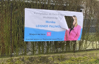 Ktośpociąłtwarz kandydatce do Rady Powiatu. Ujawniła się zawiść nienawiść i hejt