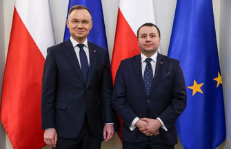 Starosta Wschowski Andrzej Bielawski na spotkaniu z prezydentem Dudą. To była bardzo trudna kadencja