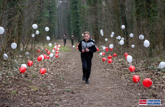 Uczniowie ze Wschowy biegiem upamiętnili Żołnierzy Wyklętych. Inka Lalek Łupaszko Warszyc - cześć i chwała bohaterom