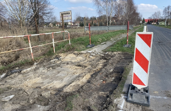 Rozpoczęła się przebudowa drogi w Lginiu FOTO