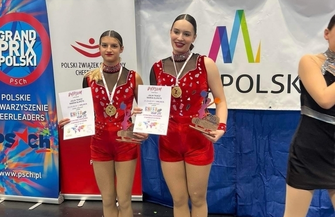 Duet TkaczSlipets na podium International Cheerleading Championship 2024 w Krakowie FOTO