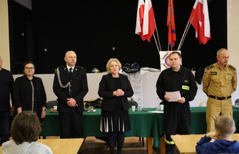 Młodzi strażacy w akcji. Turnieju Wiedzy Pożarniczej w Szlichtyngowej