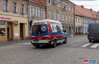 Na ul. Westerplatte doszło do potrącenia. 62-latka trafiła do szpitala