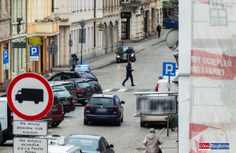 Na ul. Westerplatte doszło do potrącenia. 62-latka trafiła do szpitala